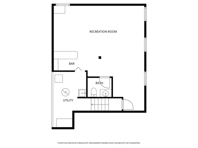 a picture of a bench in room