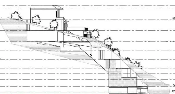 a view of a balcony with a swing