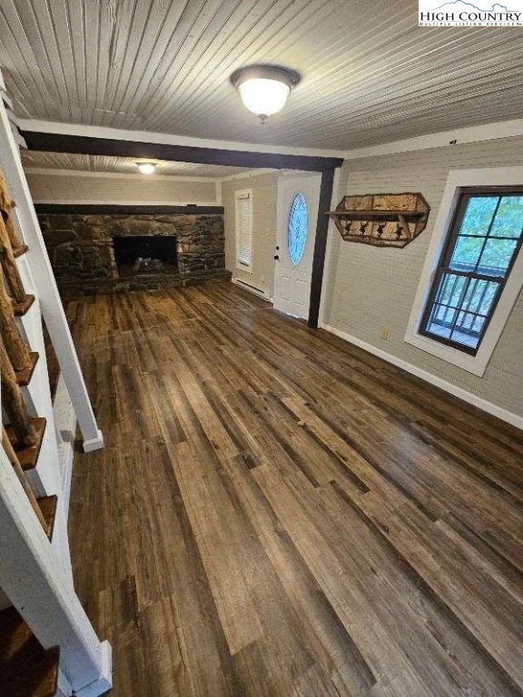 10884 Highway 105 Banner Elk, NC 28604 - Photo 3 of 11 a view of a hallway with wooden floor