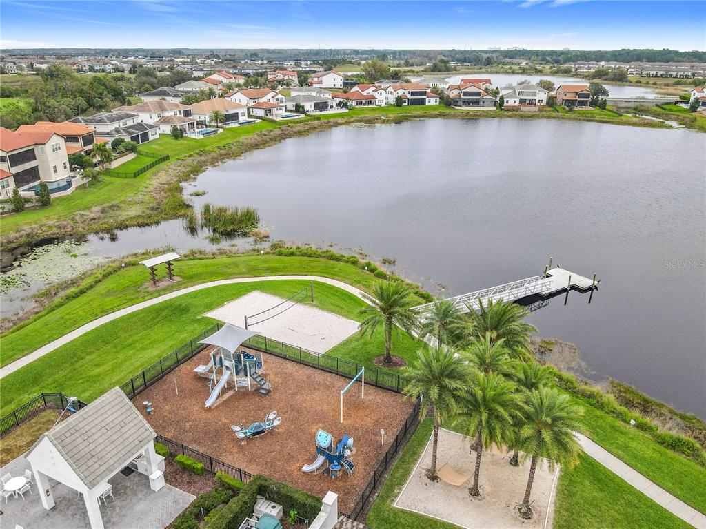 8325 Topsail Place Winter Garden, FL 34787 - Photo 62 of 74 an aerial view of a city with lake view