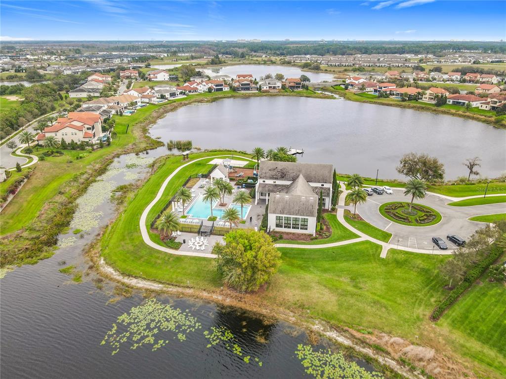8325 Topsail Place Winter Garden, FL 34787 - Photo 68 of 74 an aerial view of a house with a ocean view