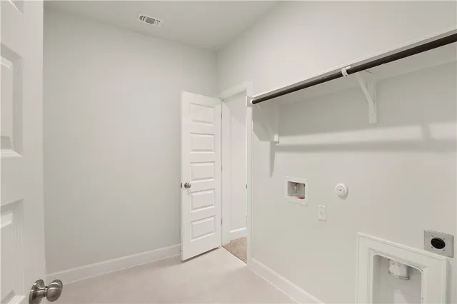 a view of closet area