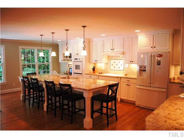 1505 Farmington Court Raleigh, NC 27615 - Photo 1 of 25 Love to cook and entertain? Then you will fall in love with this home on your very first visit. Immaculate and in new condition this home shows like a model. The inviting kitchen and keeping area spills out to the oversized covered porch and deck. All Kitchen