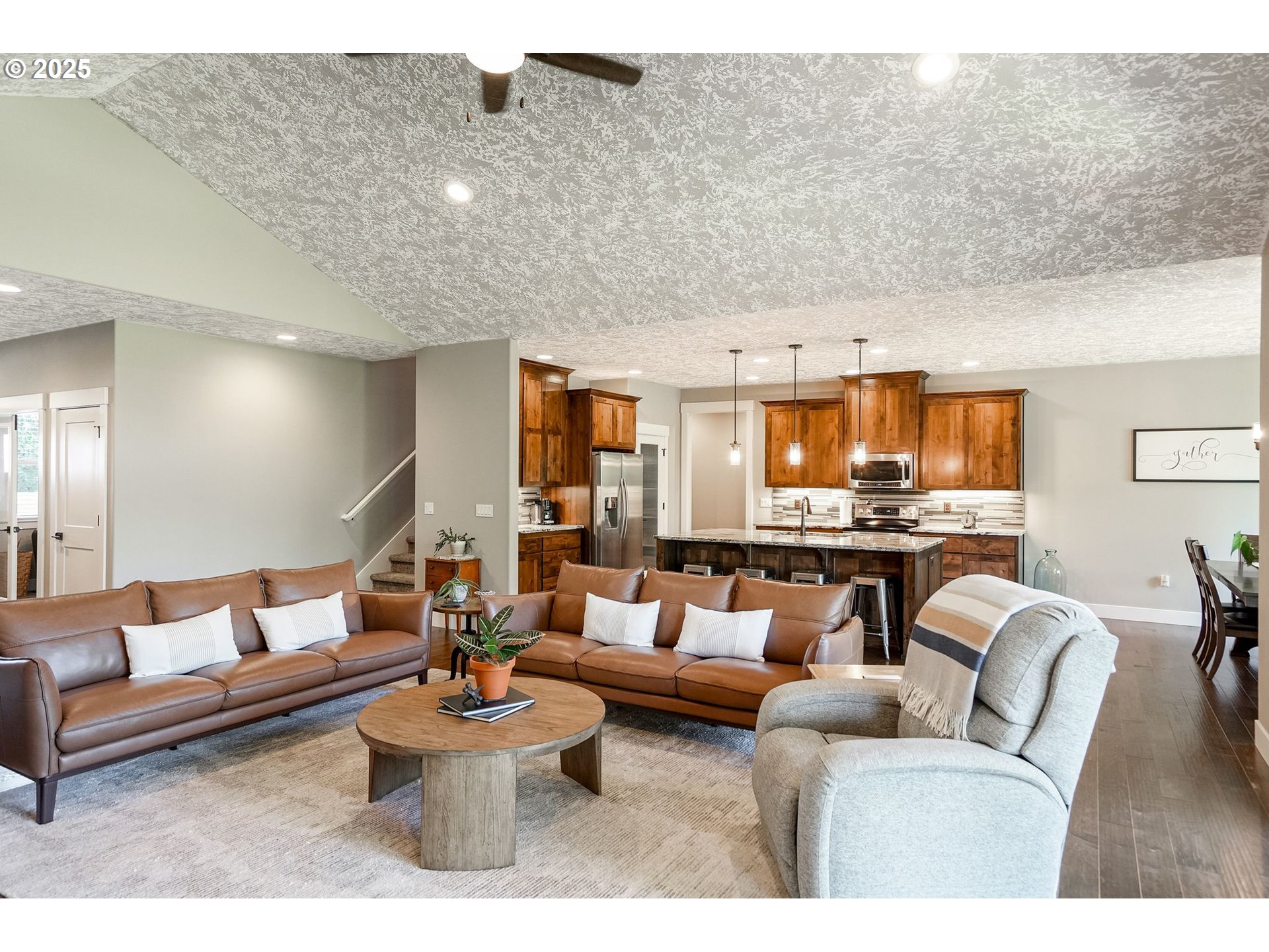 6300 Corvallis Road Independence, OR 97351 - Photo 11 of 48 a living room with furniture and kitchen view