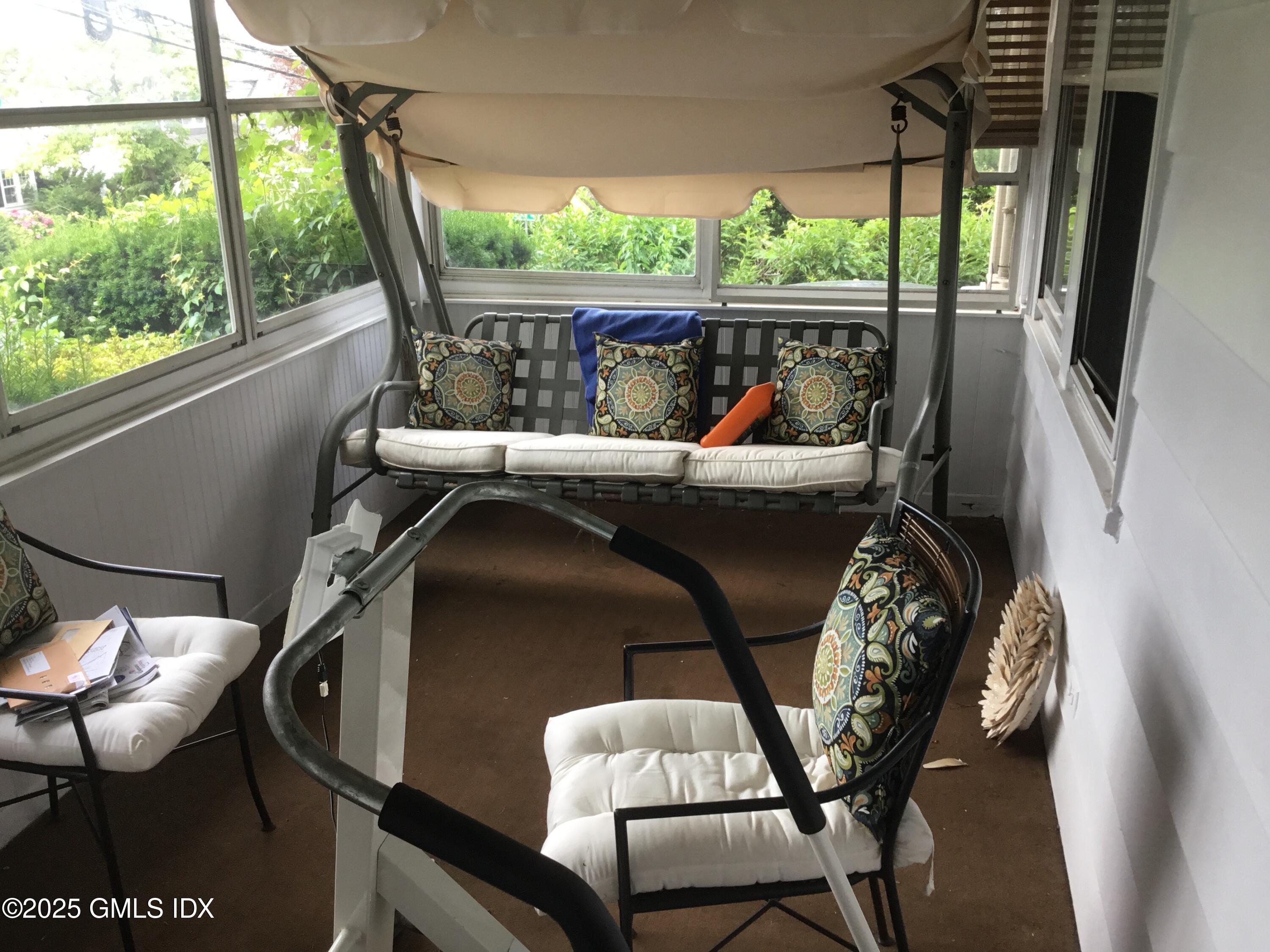 14 Sherman Avenue Greenwich, CT 06830 - Photo 15 of 27 a view of balcony with furniture