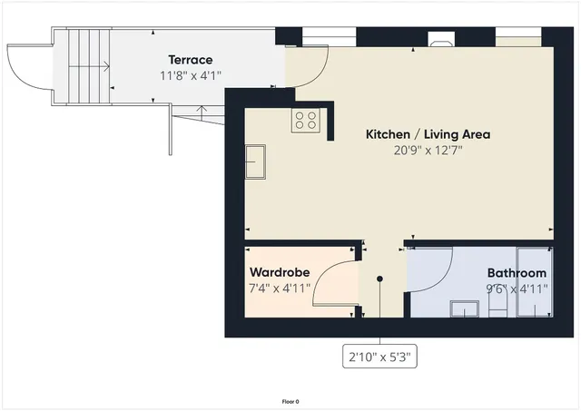 a picture of a floor plan