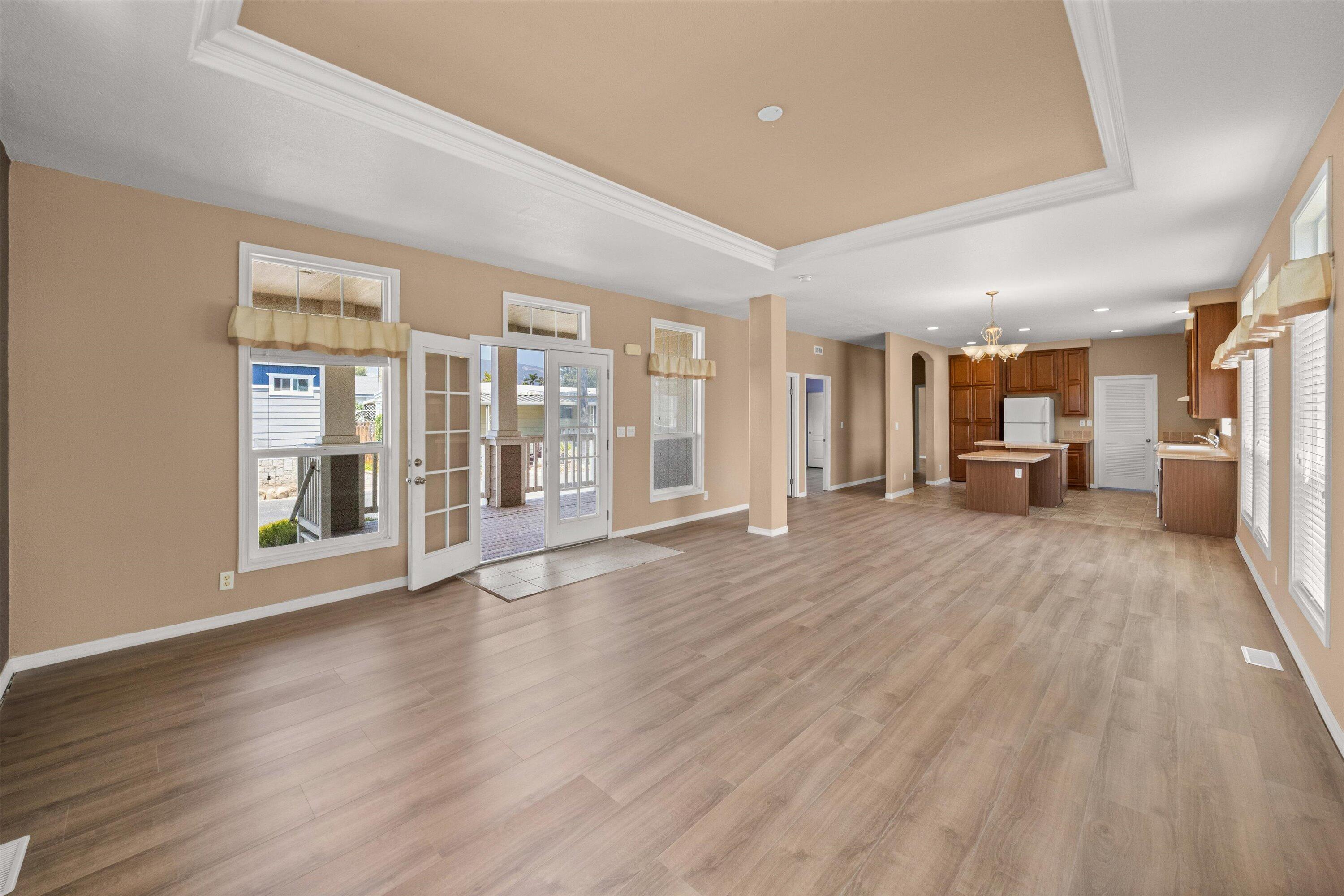 30 Winchester Canyon Road, Unit 44 Goleta, CA 93117 - Photo 4 of 27 living room to porch