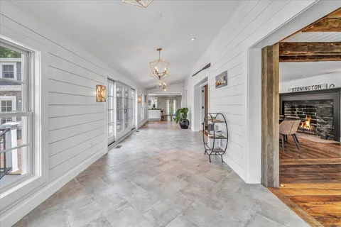 a view of a livingroom with a furniture and a window