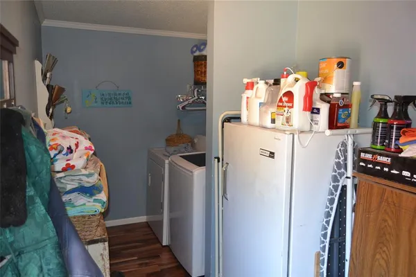 a view of beach and covered with fog