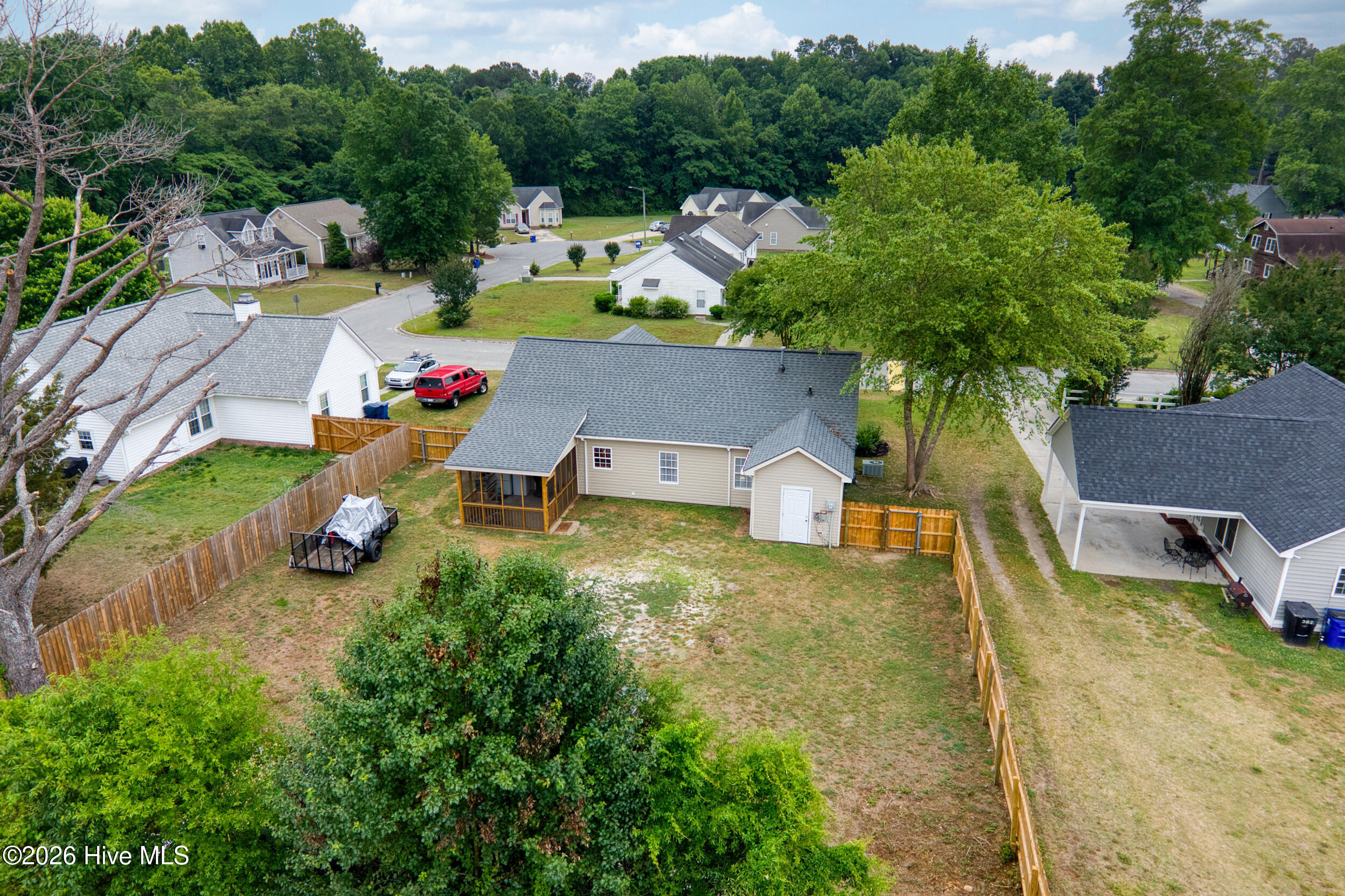 304 Sandy Knob Lane Rocky Mount, NC 27803 - Photo 30 of 31 30 -304 sandy knob ln, drone, exterior