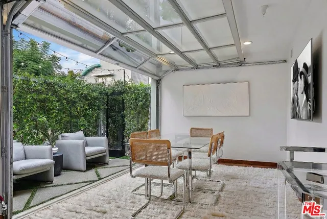 a outdoor space with patio lots of furniture