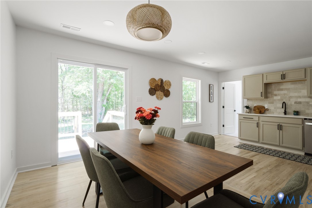 3056 Davis Mill Road Goochland, VA 23063 - Photo 15 of 46 Open-concept dining area with wood-finish flooring