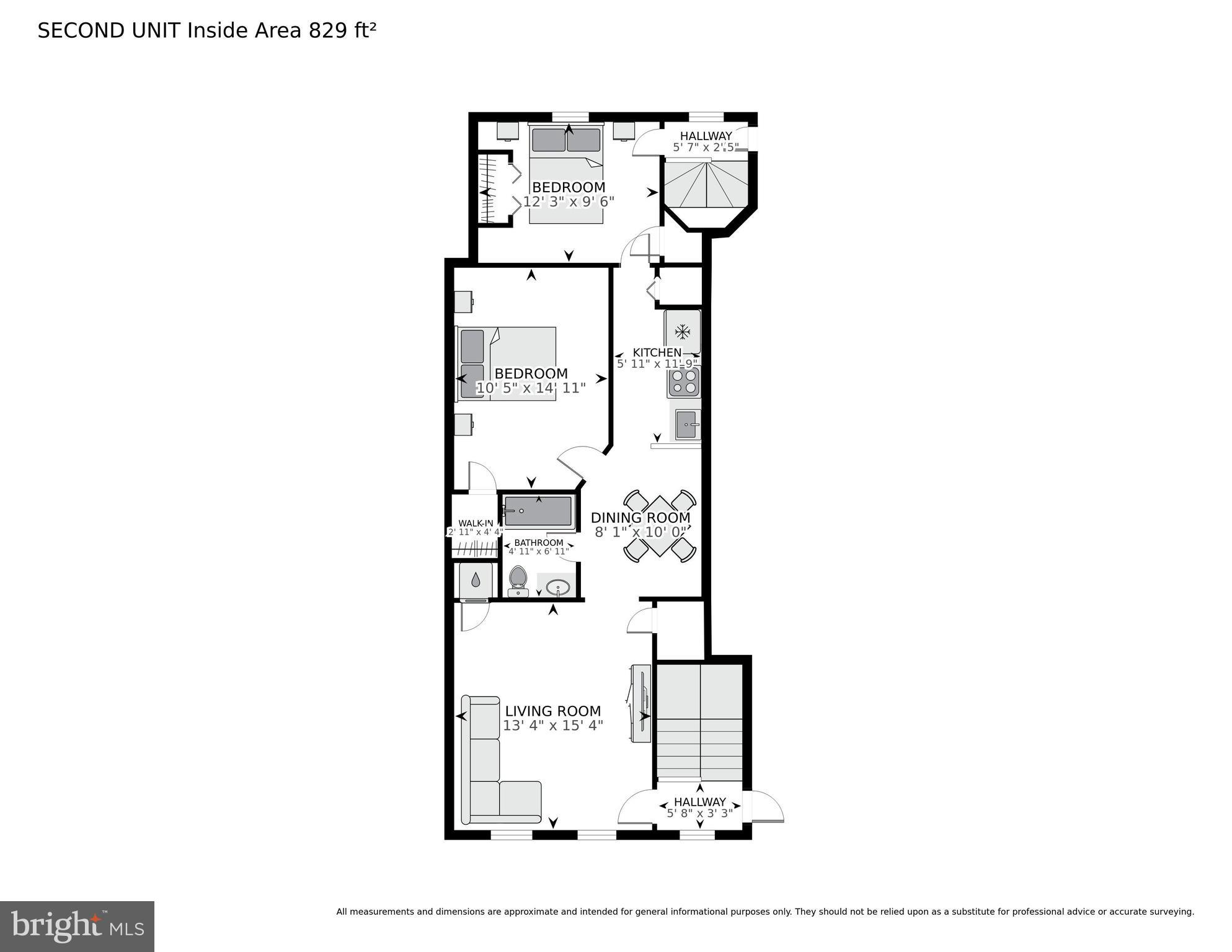 1254 Simms Place Northeast, Unit 3 Washington, DC 20002 - Photo 14 of 14 Floor Plan