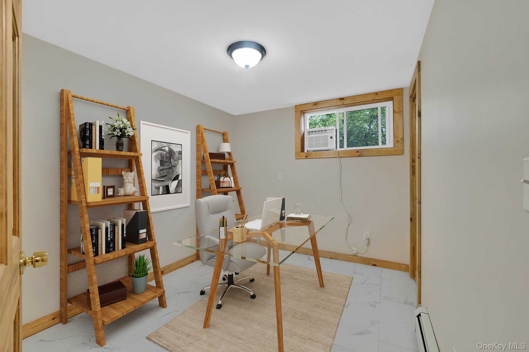 53 West Corbett Road Montgomery, NY 12549 - Photo 22 of 41 a view of a workspace with furniture and closet