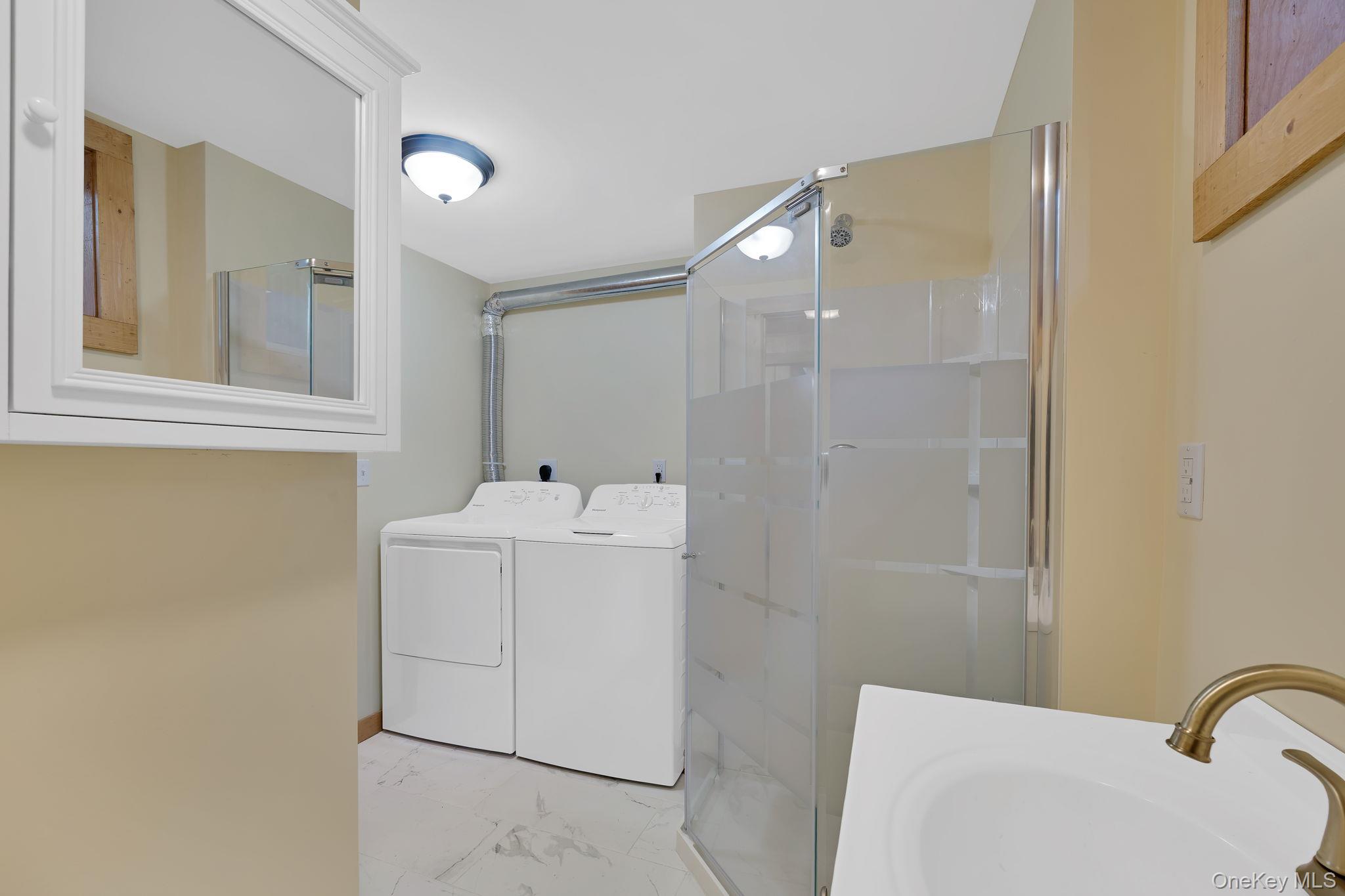 53 West Corbett Road Montgomery, NY 12549 - Photo 26 of 41 a bathroom with a sink a toilet and shower