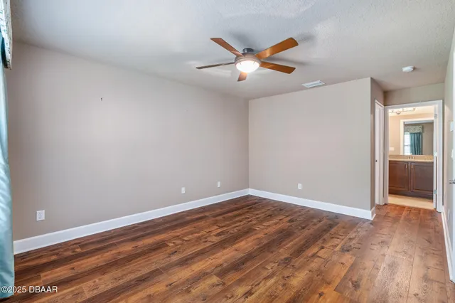 wooden floor in an empty room
