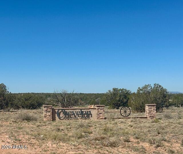 363 Heber Az 85928, Unit 363 Heber, AZ 85928 - Photo 2 of 3 a view of a dry yard with trees