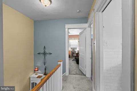 a view of a hallway with a hallway