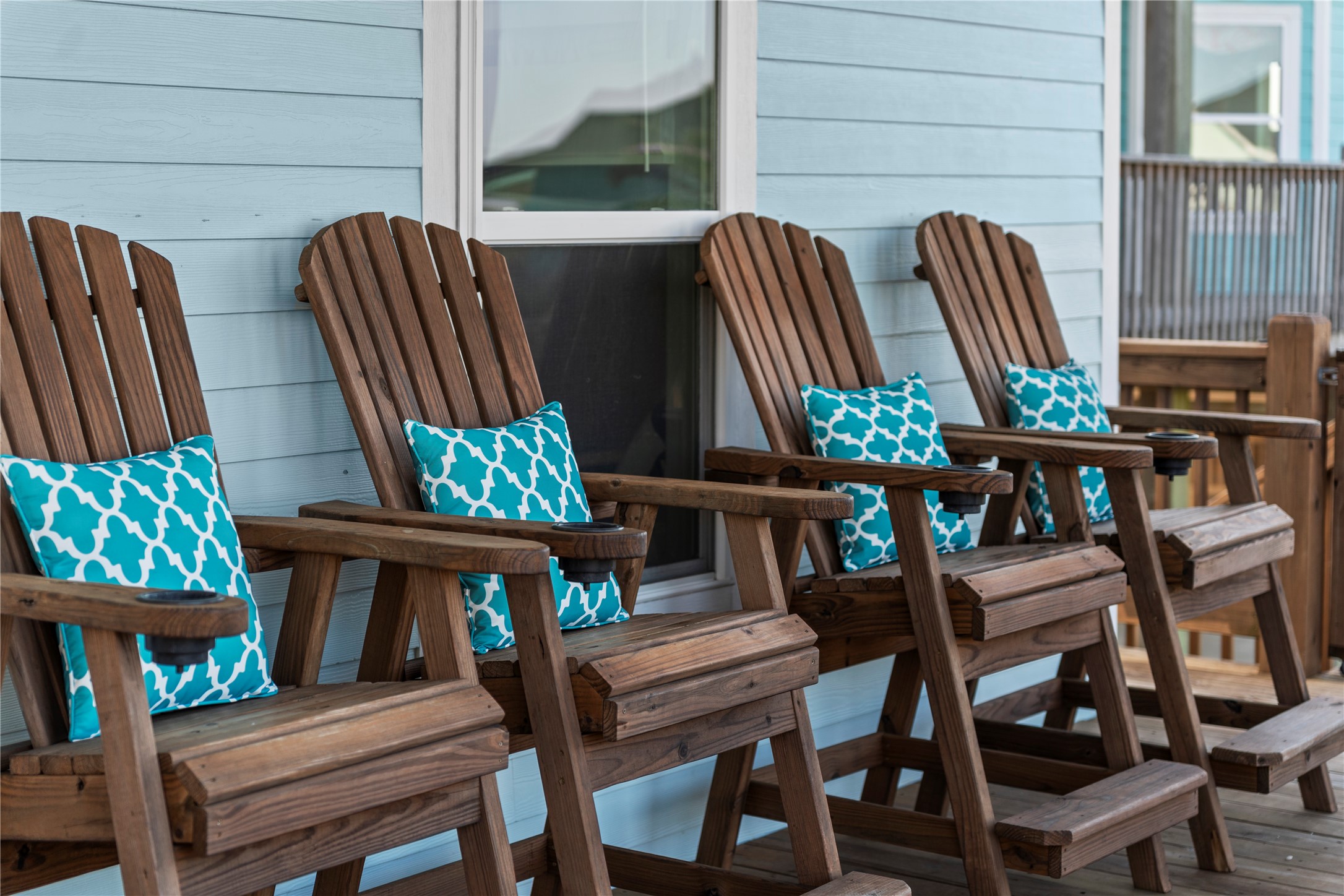 941 South Gateway Road Crystal Beach, TX 77650 - Photo 24 of 43 a view of porch with seating area