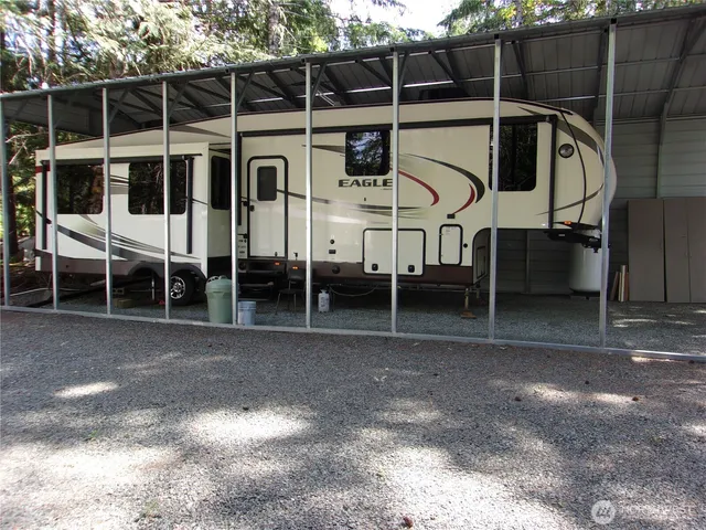 a view of a house with a window