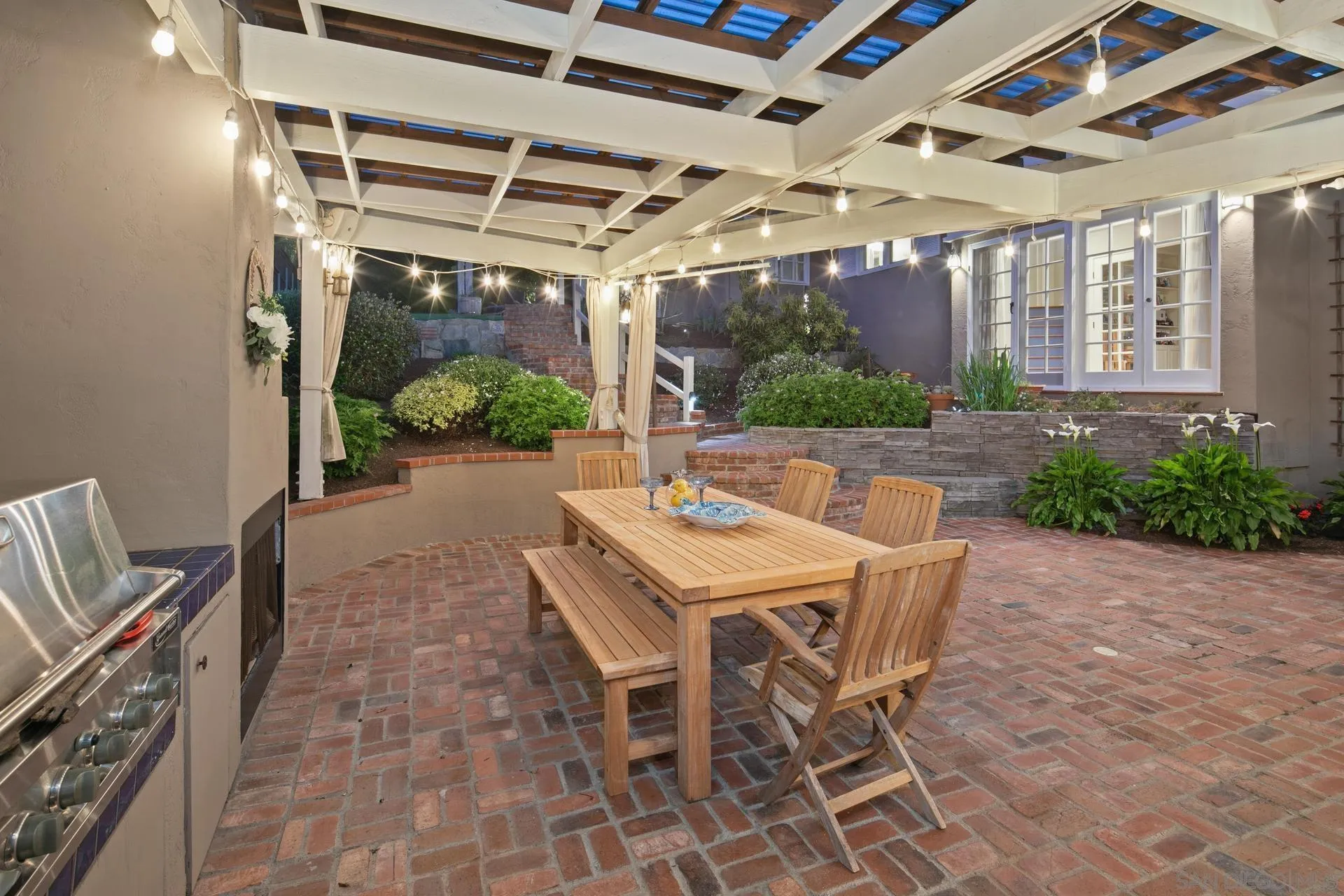 3733 La Cresta Drive San Diego, CA 92107 - Photo 51 of 57 a patio with a table and chairs