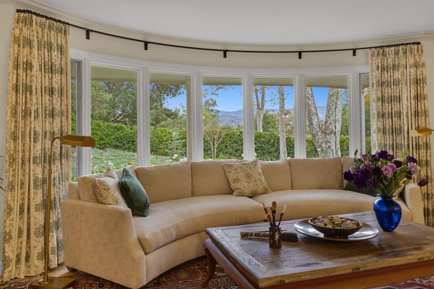828 Foothill Lane Ojai, CA 93023 - Photo 7 of 40 a living room with furniture and a large window
