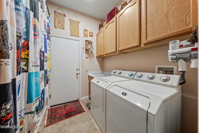 a view of swimming pool with seating area