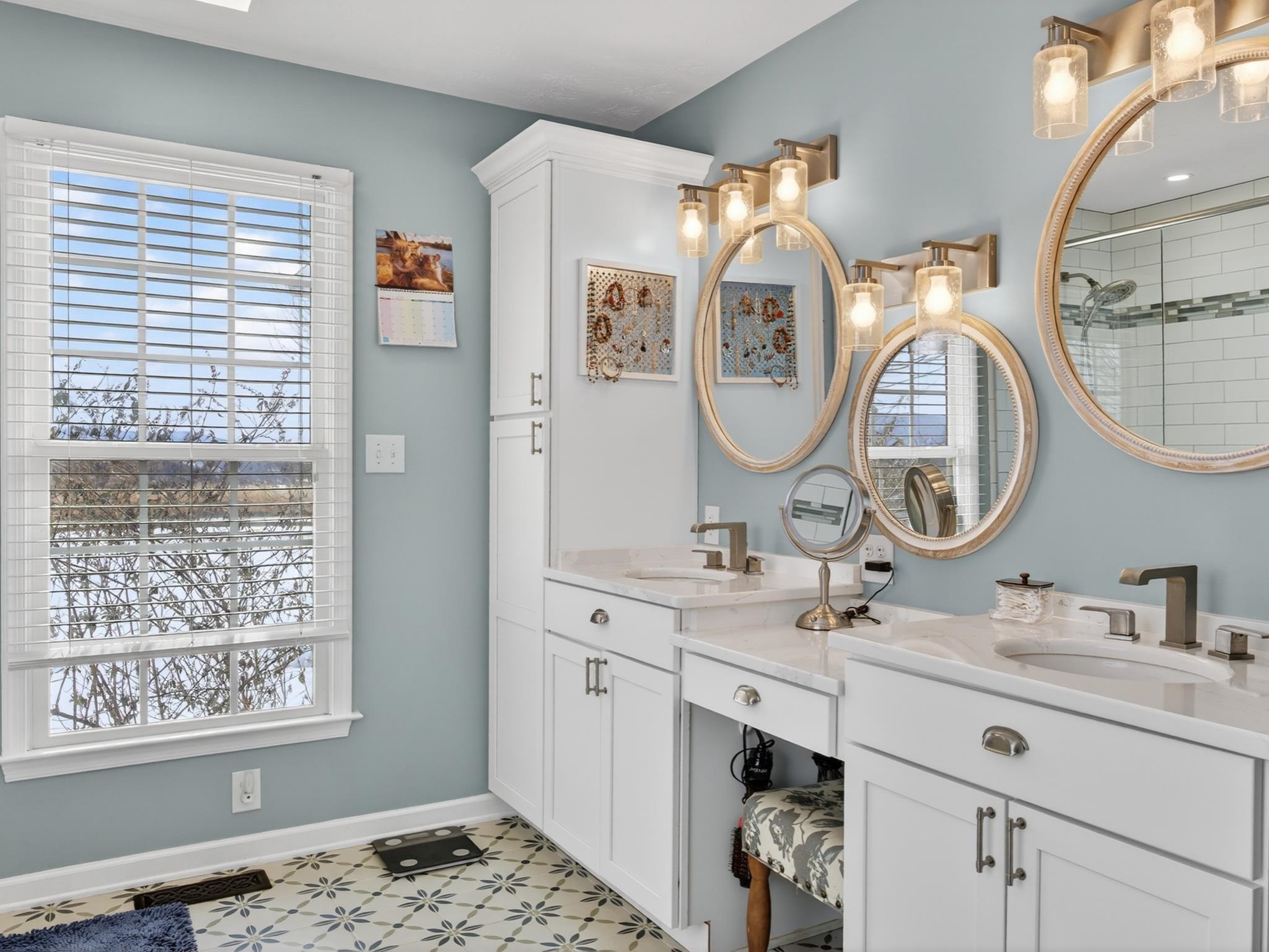 235 Howardsville Road Staunton, VA 24401 - Photo 24 of 51 a bathroom with a sink and a mirror