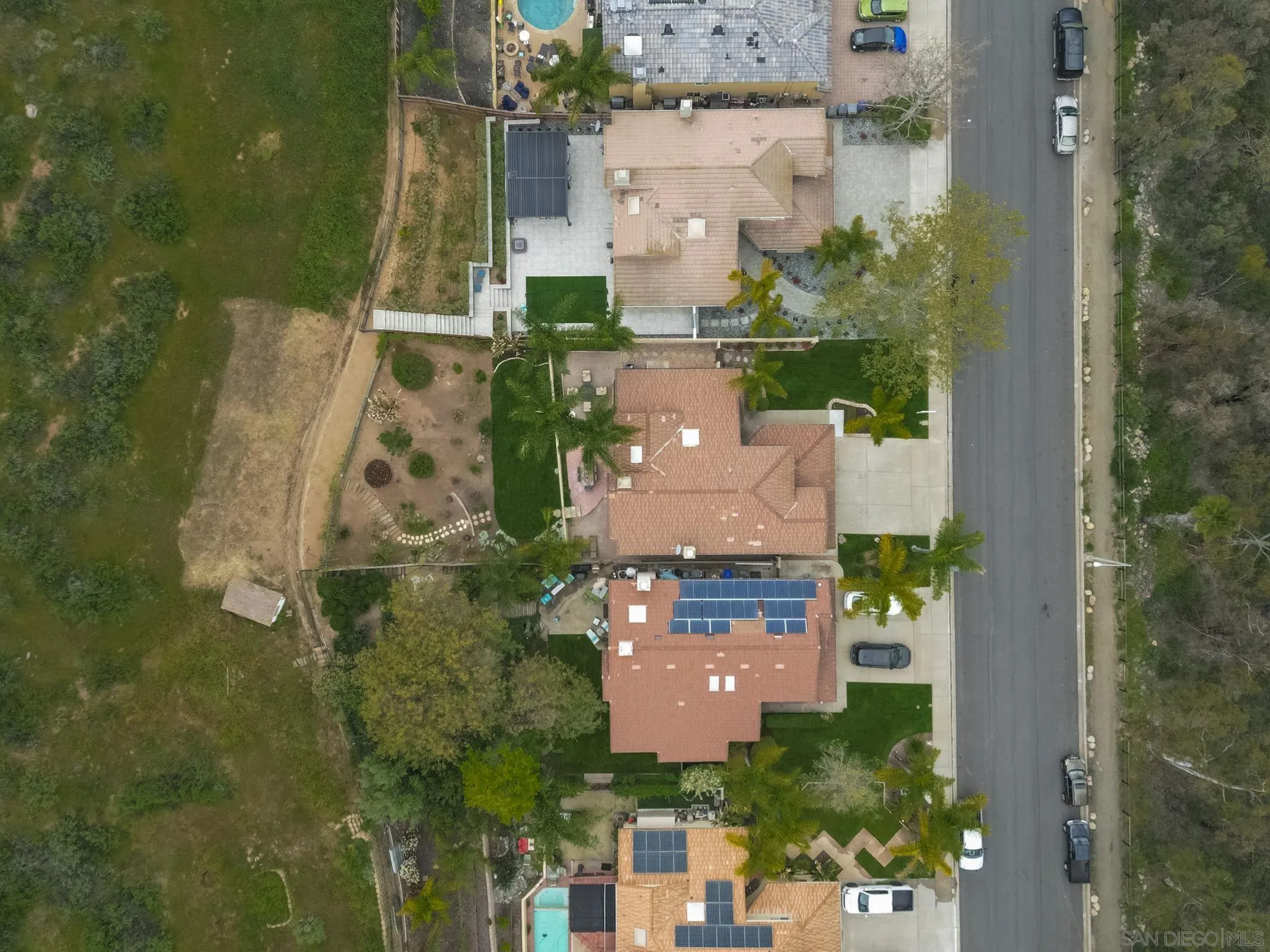 15095 Garden Road Poway, CA 92064 - Photo 52 of 55 an aerial view of residential houses with outdoor space
