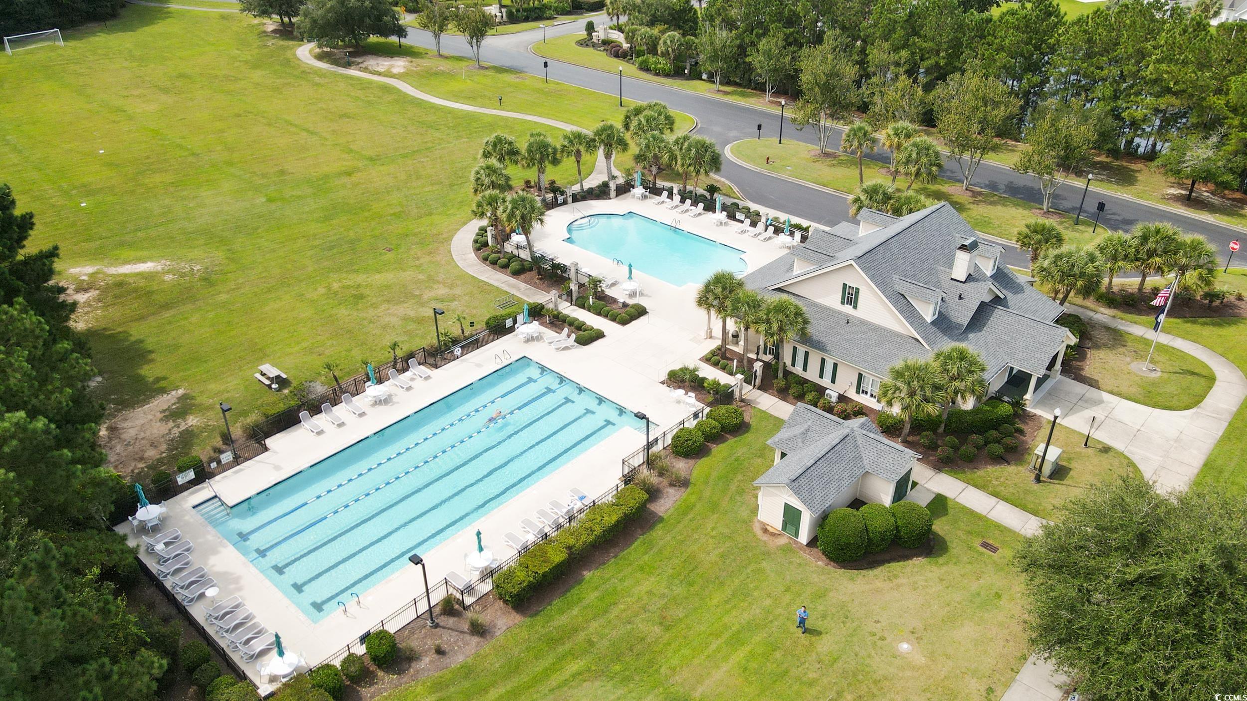 482 Botany Loop, Unit 155 Murrells Inlet, SC 29576 - Photo 38 of 40 Aerial view of a pool