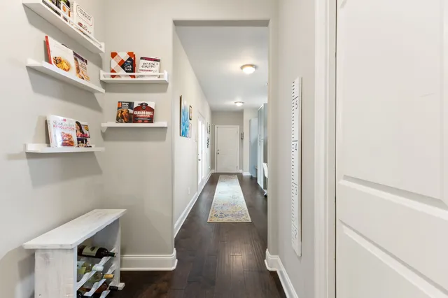 a workspace with furniture and window