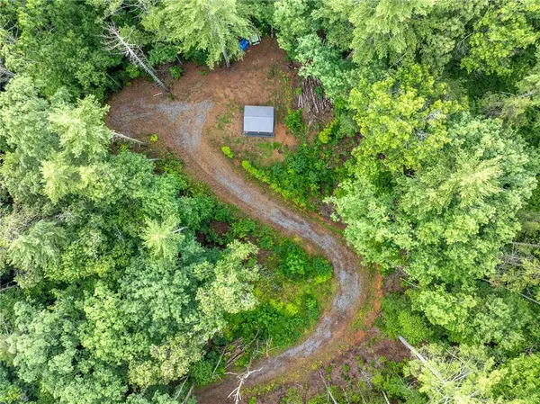 a view of a green field with lots of bushes