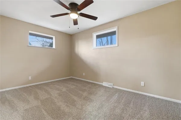 a view of an empty room