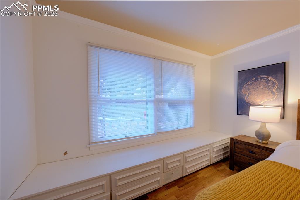 5835 Carnia Road Cascade, CO 80809 - Photo 17 of 31 a bedroom with furniture and a window