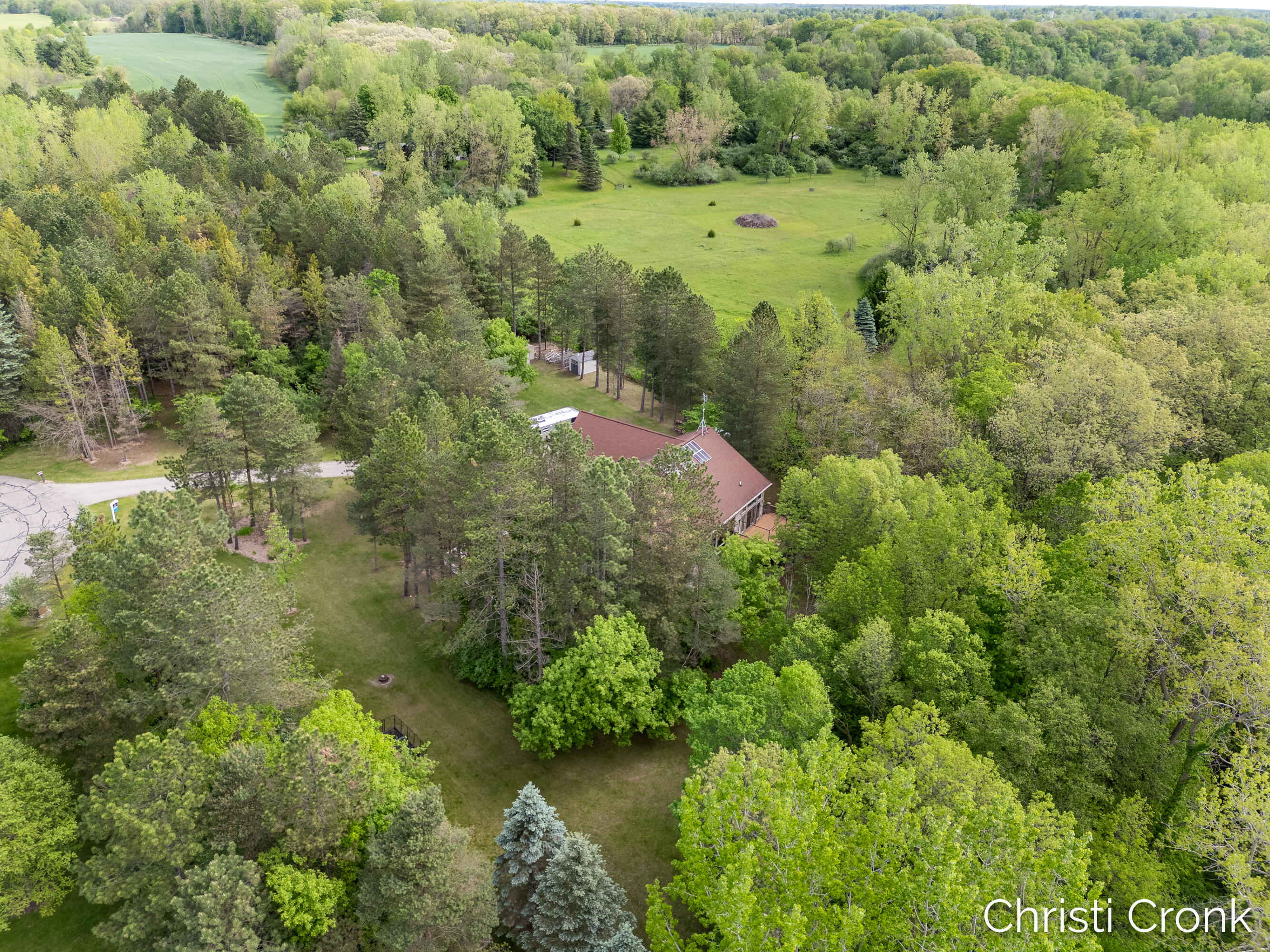 15105 Eagle Ridge Road Eagle, MI 48822 - Photo 39 of 52 40-print-aerial-4
