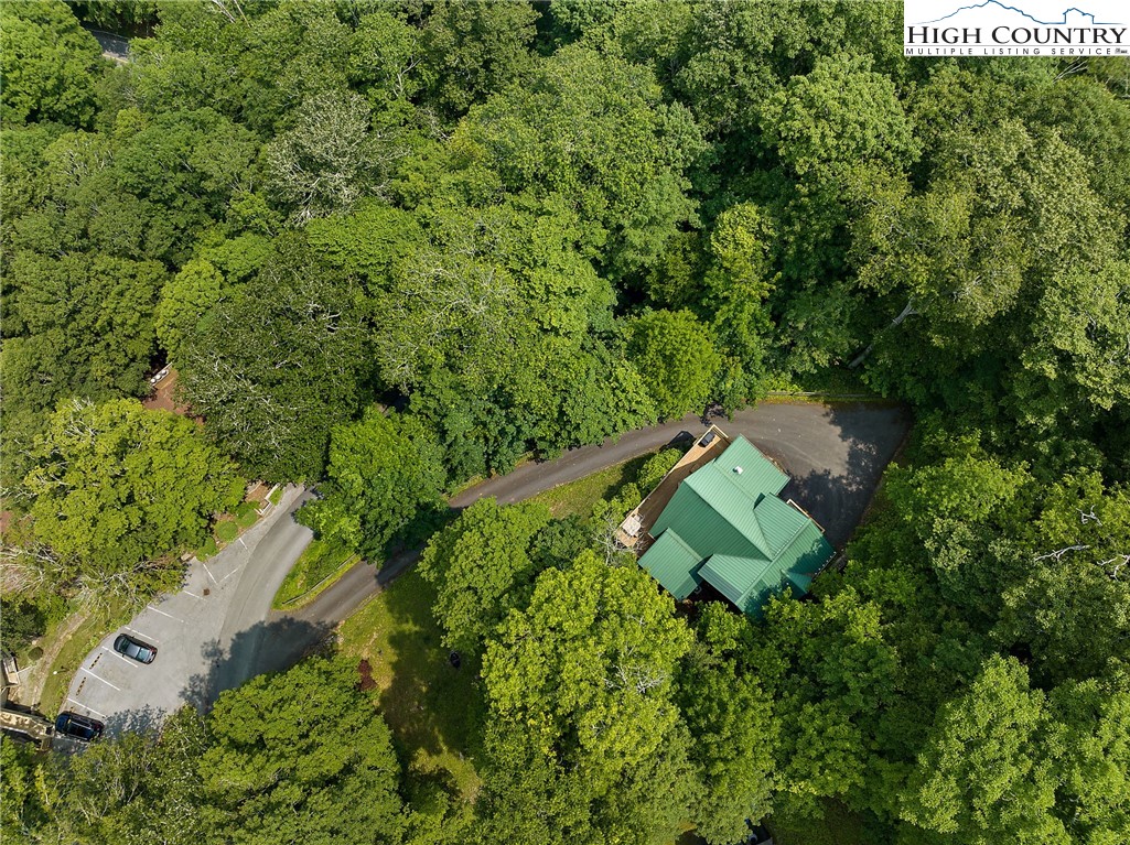 320 Timber Ridge Road Sugar Mountain, NC 28604 - Photo 6 of 30 an aerial view of residential house with outdoor space and trees all around