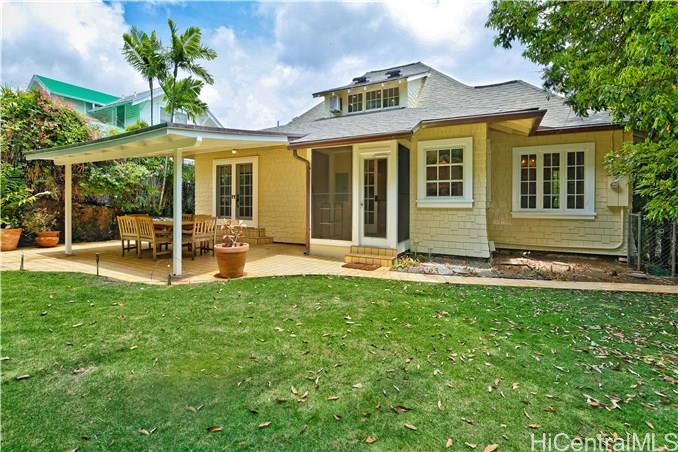2322 Manoa Road Honolulu, HI 96822 - Photo 1 of 1 a view of a house with a backyard porch and sitting area