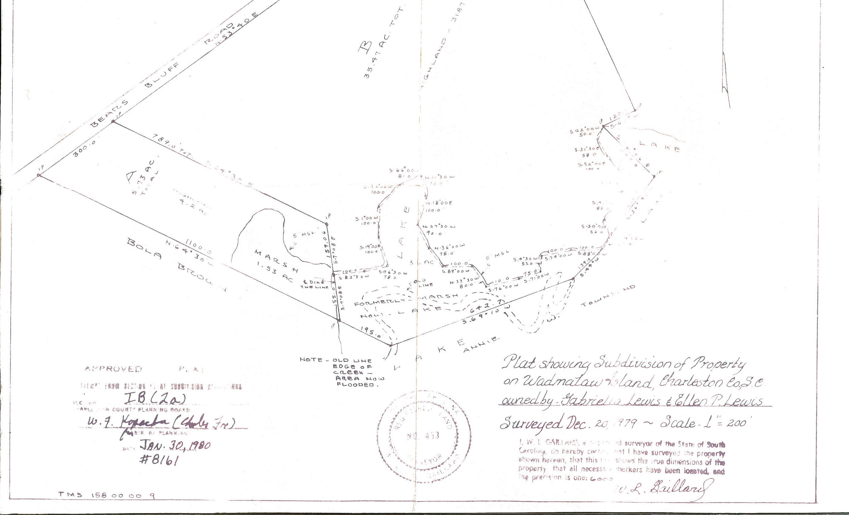 A Bears Bluff Road Wadmalaw Island, SC 29487 - Photo 12 of 12 plat