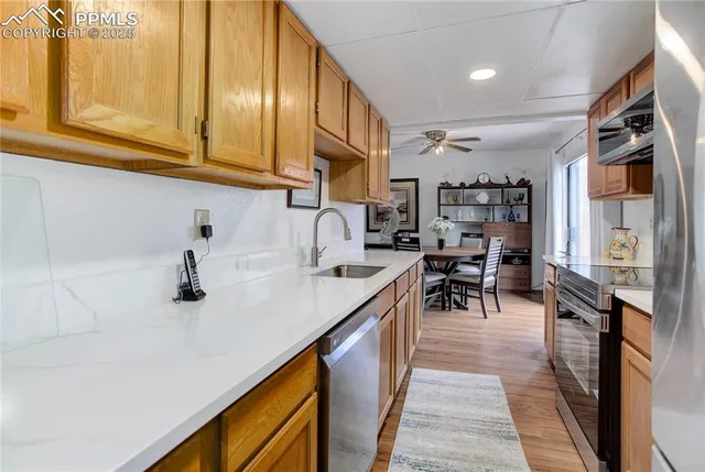 a bedroom with a bed and a closet