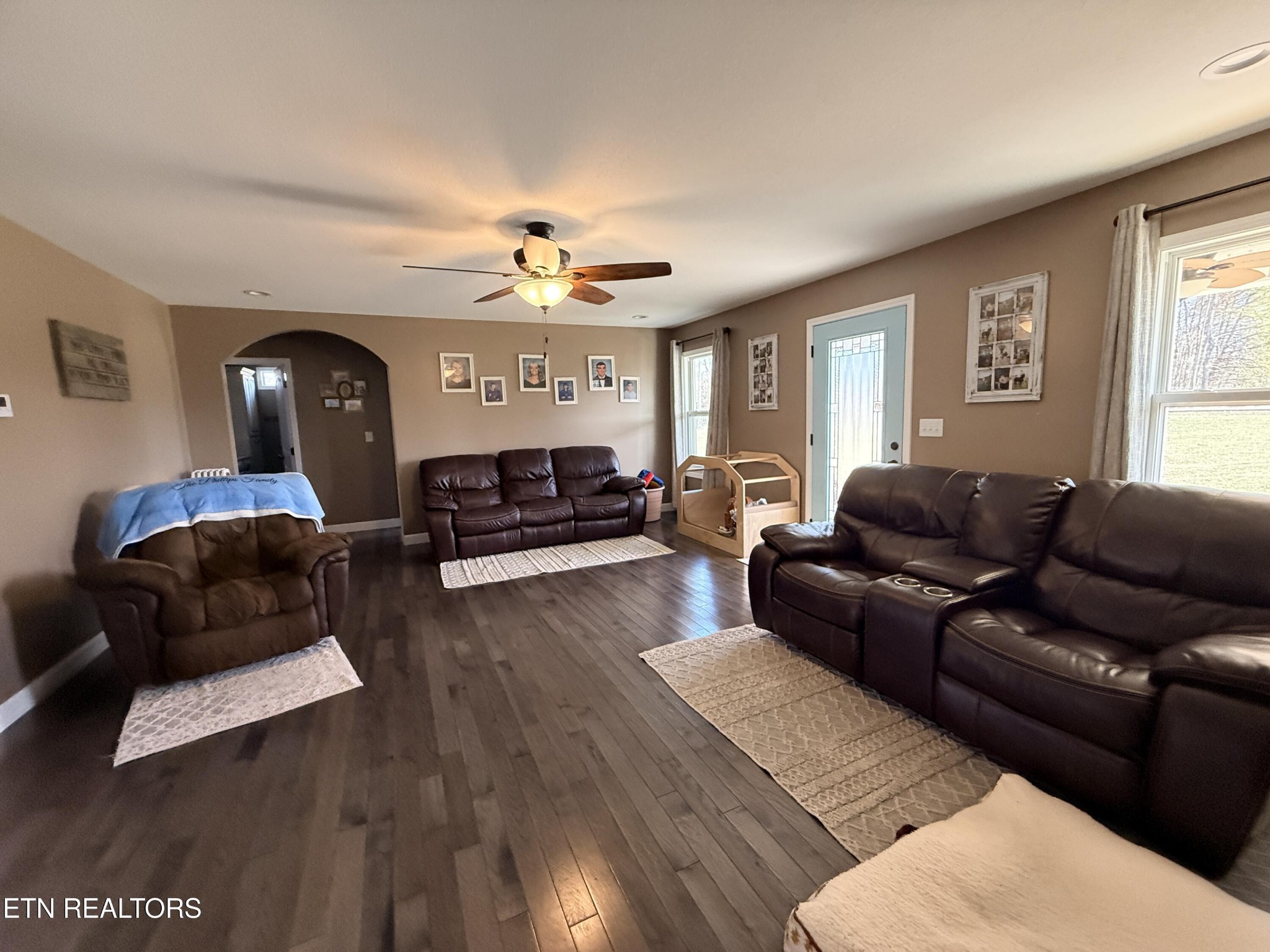 1926 Old Grimsley Road Grimsley, TN 38565 - Photo 9 of 41 a living room with furniture and a chandelier