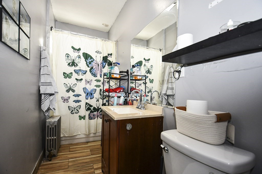 97 Arthur Street Worcester, MA 01604 - Photo 22 of 42 a bathroom with a sink toilet and shower