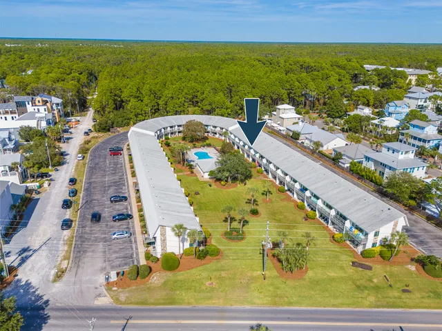 a view of a city with an ocean