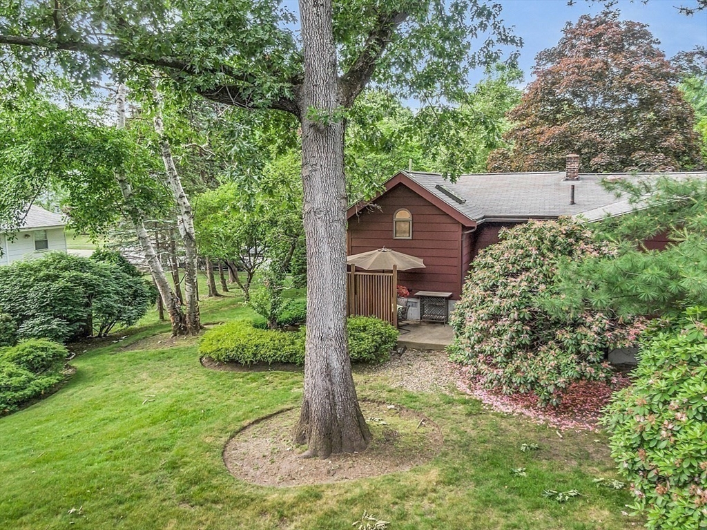 4 Belfast Road Peabody, MA 01960 - Photo 32 of 34 a backyard of a house with lots of green space