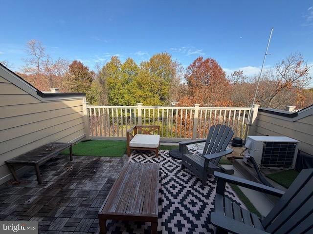 4638 Woodberry Street Riverdale, MD 20737 - Photo 50 of 78 Serene rooftop retreat with autumn views.