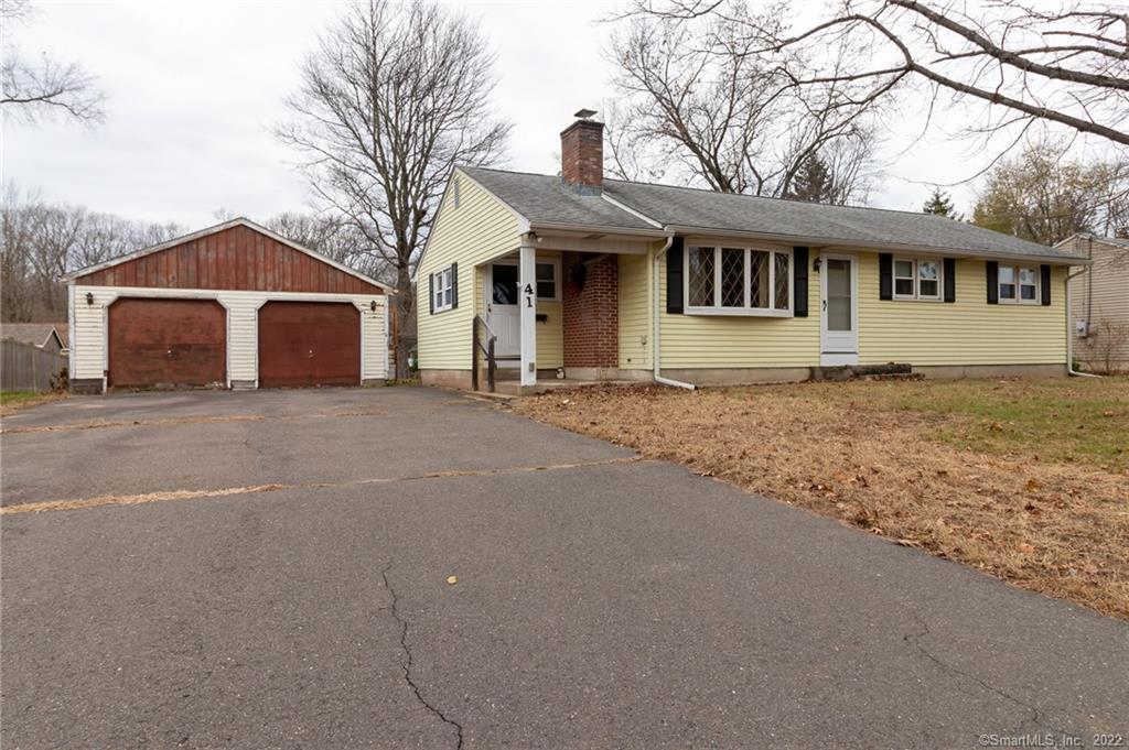41 Glendale Road Enfield, CT 06082 - Photo 1 of 1 Front of home 2 car garage