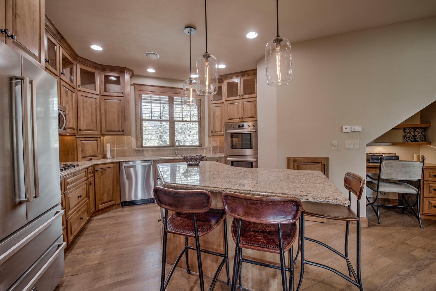 862 Penstemon Road Keystone, CO 80435 - Photo 11 of 49 center island for extra work space and eat in kitchen