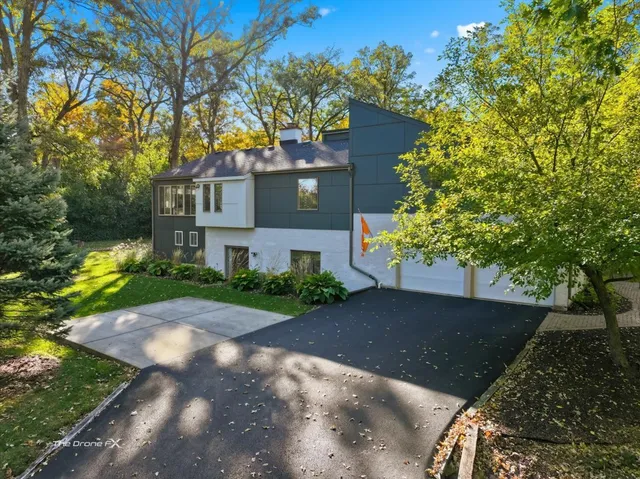 a view of a wooden deck with a bench