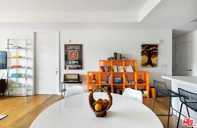 a bedroom with furniture and a bed