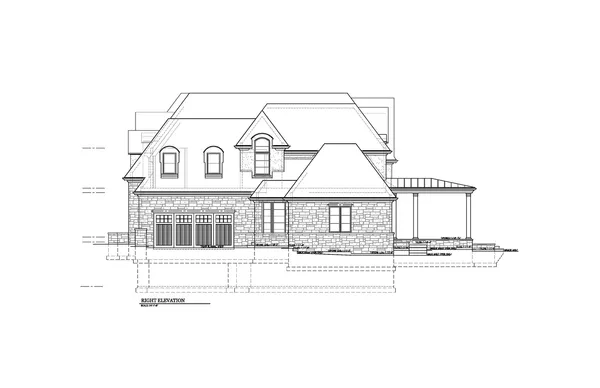 a black and white photo of a very nice looking house