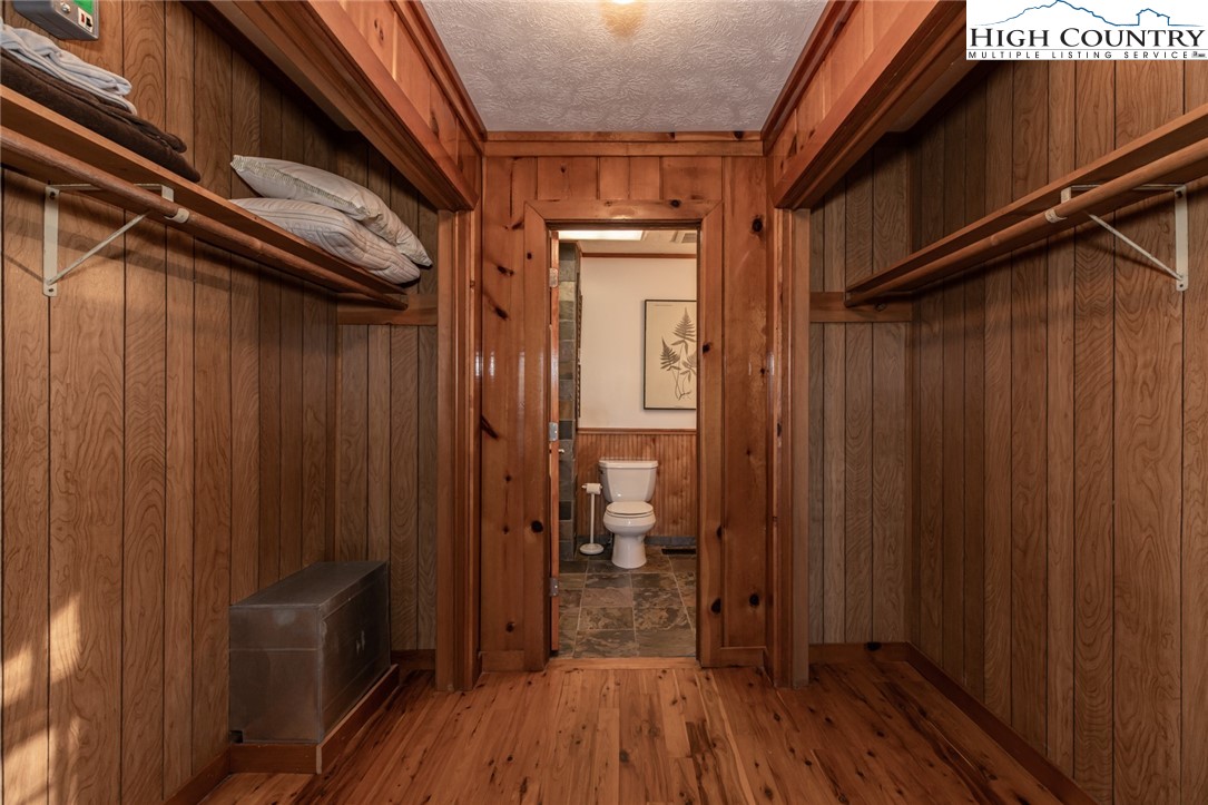 107 Buckshot Ridge Road Deep Gap, NC 28618 - Photo 21 of 30 a view of hallway with wooden floor